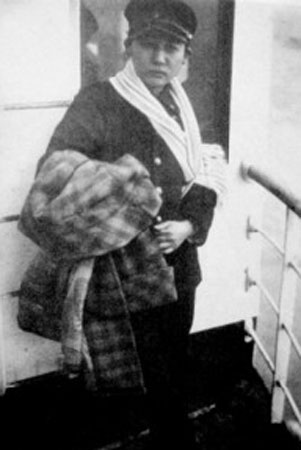 渡輪上的川島芳子 渡輪上的川島芳子