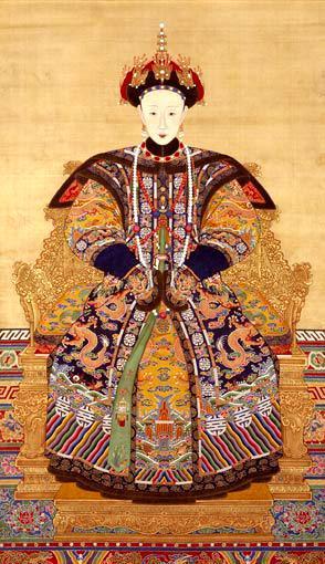 孝淑睿皇后像 孝淑睿皇后像