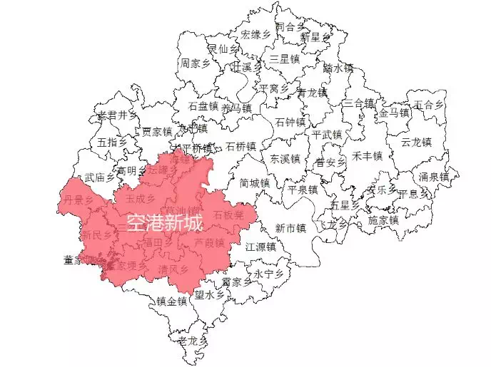 簡陽市及天府空港新城 簡陽市及天府空港新城