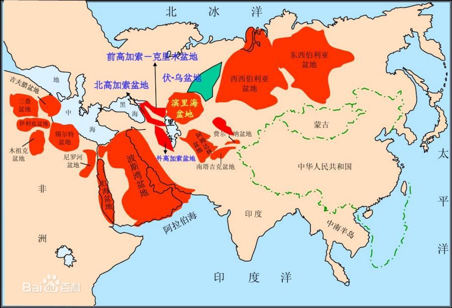 世界十大盆地 世界十大盆地