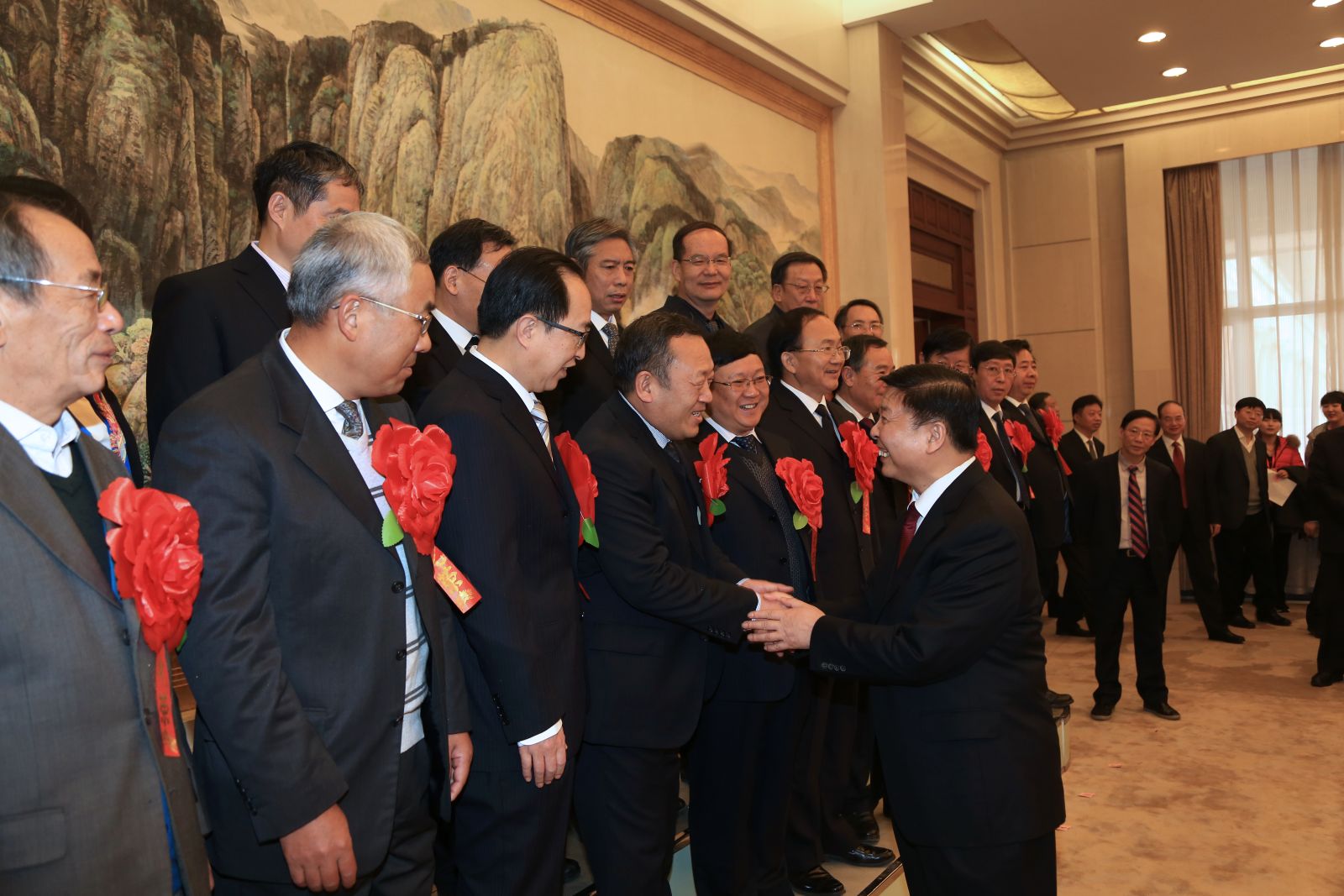 國土資源部姜大明部長接見范立民等獲獎者 國土資源部姜大明部長接見范立民等獲獎者
