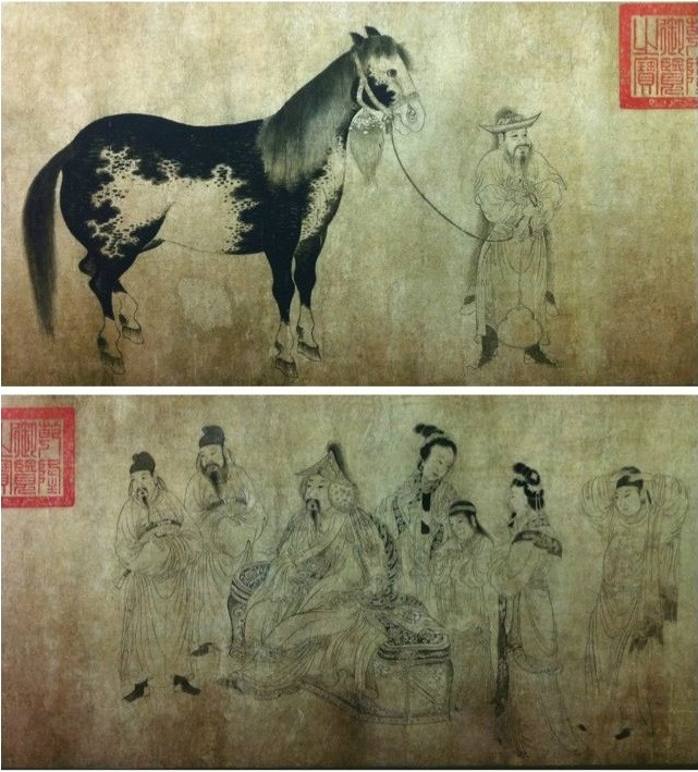 周朗《佛郎國獻馬圖》 周朗《佛郎國獻馬圖》